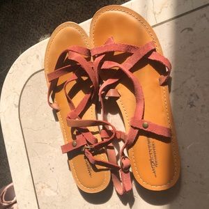 American Eagle suede sandals
